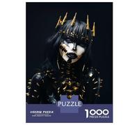 1000 Piece Jigsaw Puzzles for Adults Jigsaw Black And Gold Dark Queen Jigsaw Puzzle Toy Wall Decor But Fun And Humorous Fun at Home Activities, 38x26cm/1000pcs