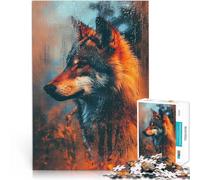 1000 Piece Jigsaw Puzzles for Adults Jigsaw Blaze Wolf Made of cardboard for ages 14 and over Hands-on Game gifts for friends and family。size：26x38cm/10.24x14.96inch