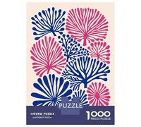1000 Piece Jigsaw Puzzles for Adults Jigsaw Blue And Berry Pink Art Puzzles for Adults Toy Wall Decor Perfect Decoration Challenging Game Gifts 38x26cm/1000pcs