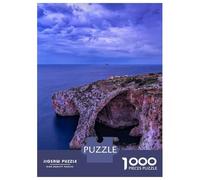1000 Piece Jigsaw Puzzles for Adults Jigsaw Blue Grotto At Dawn Puzzles for Adults Brain Teaser Game Enhance Memory Fun Activities at Home 70x50cm/1000pcs