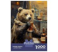 1000 Piece Jigsaw Puzzles for Adults Jigsaw Bober Kurwa Bear Jigsaws for Adults Toy Wall Decor Staycation Kill Time Unique Birthday And Xmas Gifts 52x38cm/1000pcs