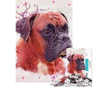 1000 Piece Jigsaw Puzzles for Adults Jigsaw Boxer Puzzles for Adults Brain Teaser Game Analysis And Logic Unique Birthday And Xmas Gifts (Size 38x52cm)