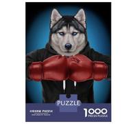 1000 Piece Jigsaw Puzzles for Adults Jigsaw Boxer Siberian Husky Dog Jigsaws for Adults Toy Wall Decor Staycation Kill Time Unique Birthday And Xmas Gifts 70x50cm/1000pcs