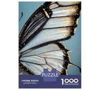 1000 Piece Jigsaw Puzzles for Adults Jigsaw Butterfly Wing Close-Up with Gold Glitter Puzzles for Adults Anti-Stress Toys But Fun And Humorous Challenging Game Gifts 70x50cm/1000pcs