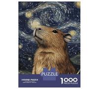 1000 Piece Jigsaw Puzzles for Adults Jigsaw Capybara Starry Night-3 Jigsaws for Adults DIY Toys Birthday Present Challenging Game Gifts 70x50cm/1000pcs