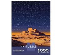 1000 Piece Jigsaw Puzzles for Adults Jigsaw Chaco Culture National Park Puzzles for Adults Brain Teaser Game Enhance Memory Fun Activities at Home 70x50cm/1000pcs