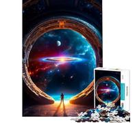 1000 Piece Jigsaw Puzzles for Adults Jigsaw Circus Portal Jigsaw Puzzle 1000 Home Decoration Toys Presents for Women Gifts for Friends And Family (38x26cm)