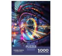 1000 Piece Jigsaw Puzzles for Adults Jigsaw City Lights Reflections Puzzle for Adults Hands-on Game Analysis And Logic Challenging Game Gifts 70x50cm/1000pcs