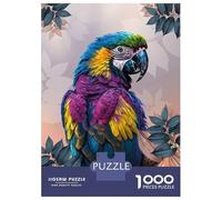 1000 Piece Jigsaw Puzzles for Adults Jigsaw Colorful Parrot in Low Poly Style Adult Jigsaw Fun Games Hand Speed Race Fun Activities at Home 52x38cm/1000pcs