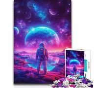 1000 Piece Jigsaw Puzzles for Adults Jigsaw Cosmic Contemplation Brainteaser Family Games Wall Decoration Gifts Ideas (50x75cm)