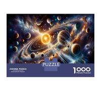1000 Piece Jigsaw Puzzles for Adults Jigsaw Cosmic Planets in Space-3 Jigsaw for Adults Family Games Birthday Present Unique Birthday And Xmas Gifts 70x50cm/1000pcs