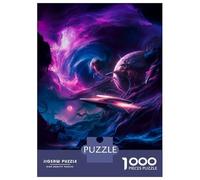 1000 Piece Jigsaw Puzzles for Adults Jigsaw Cosmic Vortex Odyssey Teenager Puzzles Relaxing Games Hand Speed Race Christmas Birthday Gifts 38x26cm/1000pcs