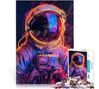 1000 Piece Jigsaw Puzzles for Adults Jigsaw Cosmonaut Stressabbau-Spielzeug eignet sich ideal als Geschenk für die ganze Familie38x26cm