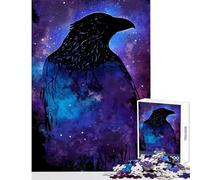 1000 Piece Jigsaw Puzzles for Adults Jigsaw Crow Ravens Hands-on Game Family Activities Educational Toy Help The Brain Exercise (38X52CM)