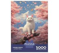 1000 Piece Jigsaw Puzzles for Adults Jigsaw Cute Cat Fuji Mount Teenager Puzzles Relaxing Games Hand Speed Race Christmas Birthday Gifts 38x26cm/1000pcs