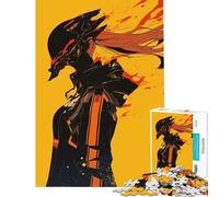 1000 Piece Jigsaw Puzzles for Adults Jigsaw Cyberpunk Female Warrior Hands-on Game Learning Educational Toys Birthday Gifts for The Whole Family (Size 38x52cm)