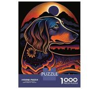 1000 Piece Jigsaw Puzzles for Adults Jigsaw Dachshund Style 5 Adult Jigsaw Puzzle Toy Wall Decor A Work of Art Fun Activities at Home 52x38cm/1000pcs