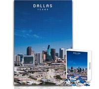 1000 Piece Jigsaw Puzzles for Adults Jigsaw Dallas Challenging Game Toys Pattern Assembly Gift Birthday Size 50x75cm