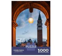 1000 Piece Jigsaw Puzzles for Adults Jigsaw Dawn at Piazza San Marco Puzzles for Adults Anti-Stress Toys But Fun And Humorous Challenging Game Gifts 70x50cm/1000pcs