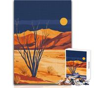1000 Piece Jigsaw Puzzles for Adults Jigsaw Death Valley Desert Night Landscape Impossible Game Presents for Women Anti-Stress Toys Size 38x26cm