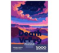 1000 Piece Jigsaw Puzzles for Adults Jigsaw Death Valley National Park Illustration Adult Puzzles Toy Wall Decor Presents for Women Christmas Birthday Gifts 52x38cm/1000pcs