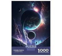1000 Piece Jigsaw Puzzles for Adults Jigsaw Deep Space Planets Jigsaw Puzzle Toy Wall Decor But Fun And Humorous Fun at Home Activities, 70x50cm/1000pcs