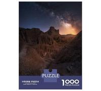1000 Piece Jigsaw Puzzles for Adults Jigsaw Desert Milky Way Jigsaw Puzzle Toy Wall Decor But Fun And Humorous Fun at Home Activities, 52x38cm/1000pcs