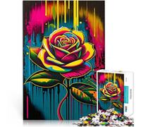 1000 Piece Jigsaw Puzzles for Adults Jigsaw Doodle rose Lernspiele DIY Spielzeug Wunschliste mit dem Weihnachtsmann75x50cm