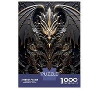 1000 Piece Jigsaw Puzzles for Adults Jigsaw Dragon Monster Lord Art Teenager Puzzles Relaxing Games Hand Speed Race Christmas Birthday Gifts 70x50cm/1000pcs