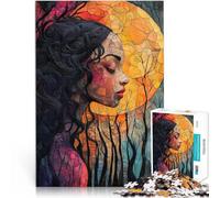 1000 Piece Jigsaw Puzzles for Adults Jigsaw Dreaming Woman Herausfordernd Schwierig Die Liebe zwischen Paaren stärken75x50cm