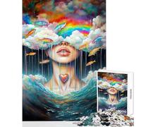 1000 Piece Jigsaw Puzzles for Adults Jigsaw Drowning in Dreams 1000 Piece Jigsaw Hands-on Game Great Gifts for Games Wall Art (50x75cm)