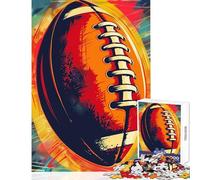 1000 Piece Jigsaw Puzzles for Adults Jigsaw Dynamic Football Hands-on Game Family Activities Educational Toy Help The Brain Exercise (75X50CM)