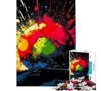 1000 Piece Jigsaw Puzzles for Adults Jigsaw Earth Fragile Tellus Jigsaw Puzzle Anti-Stress Toys Improve Memory Christmas Birthday Gifts (Size 38x26cm)