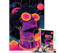 1000 Piece Jigsaw Puzzles for Adults Jigsaw Elevated Dreamer in Pink Stellar Vortex Relaxing Games For Family Fun Home Decoration Toys Help The Brain Exercise (38X52CM)