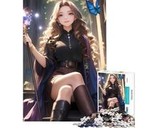 1000 Piece Jigsaw Puzzles for Adults Jigsaw Enchanted Elf Forest Toys Educational Games Practical Game Analysis And Logic Funny Gifts (Size 50x75cm)