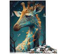 1000 Piece Jigsaw Puzzles for Adults Jigsaw Enchanted kingdom Giraffe puzzle wall decoration 26x38cm is ideal as gifts for the whole family