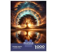 1000 Piece Jigsaw Puzzles for Adults Jigsaw Ethereal Tree Portal Jigsaw Puzzle Toy Wall Decor But Fun And Humorous Fun at Home Activities, 70x50cm/1000pcs