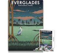1000 Piece Jigsaw Puzzles for Adults Jigsaw Everglades National Park Impossible Game Presents for Women Anti-Stress Toys Size 50x75cm