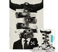 1000 Piece Jigsaw Puzzles for Adults Jigsaw Eyes of The Beast Toys Educational Games Practical Game Analysis And Logic Funny Gifts (Size 50x75cm)