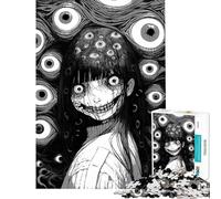 1000 Piece Jigsaw Puzzles for Adults Jigsaw Eyes of The Dead Teenager Puzzles Fun Games Pattern Assembly Unique Birthday And Xmas Gifts (Size 38x52cm)