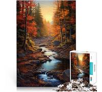 1000 Piece Jigsaw Puzzles for Adults Jigsaw Fall landscape Hands-on-Spiel denn eignet sich ideal als Geschenk für die ganze Familie75x50cm
