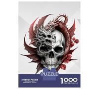 1000 Piece Jigsaw Puzzles for Adults Jigsaw Fallen Dragon Teenager Puzzles Relaxing Games Hand Speed Race Christmas Birthday Gifts 70x50cm/1000pcs