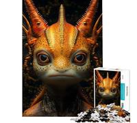1000 Piece Jigsaw Puzzles for Adults Jigsaw Fantasy Creature Portrait Animal Help The Brain Exercise Precision Cutting Impossible Game Suitable for Ages 14 And Up (50x75cm)