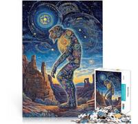 1000 Piece Jigsaw Puzzles for Adults Jigsaw Fantasy Monkey Art Entspannungsspiele Geburtstagsgeschenk, Geschenke75x50cm