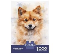 1000 Piece Jigsaw Puzzles for Adults Jigsaw Finnish Spitz Portrait Adult Jigsaw Puzzle Toy Wall Decor A Work of Art Fun Activities at Home 38x26cm/1000pcs
