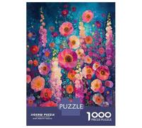 1000 Piece Jigsaw Puzzles for Adults Jigsaw Floral Wall Art Print-2 Puzzle for Adults Hands-on Game Analysis And Logic Challenging Game Gifts 52x38cm/1000pcs