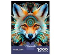1000 Piece Jigsaw Puzzles for Adults Jigsaw Fox Puzzles for Adults Relax Games Birthday Present Christmas Birthday Gifts 70x50cm/1000pcs