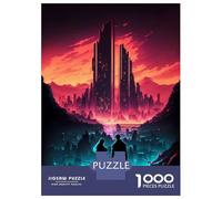1000 Piece Jigsaw Puzzles for Adults Jigsaw Future City Couple Jigsaws for Adults Toy Wall Decor Staycation Kill Time Unique Birthday And Xmas Gifts 38x26cm/1000pcs