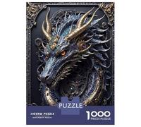 1000 Piece Jigsaw Puzzles for Adults Jigsaw Futuristic Dragon Emperor Jigsaws for Adults Toy Wall Decor Staycation Kill Time Unique Birthday And Xmas Gifts 52x38cm/1000pcs