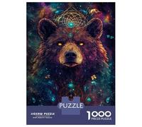 1000 Piece Jigsaw Puzzles for Adults Jigsaw Galactic Bear Dreamcatcher Puzzle for Adults Anti-Stress Toys For Family Fun Fun Activities at Home 70x50cm/1000pcs
